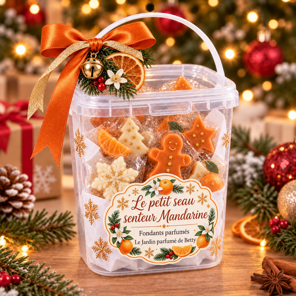 Le petit seau de fondants parfumés – Senteur Mandarine