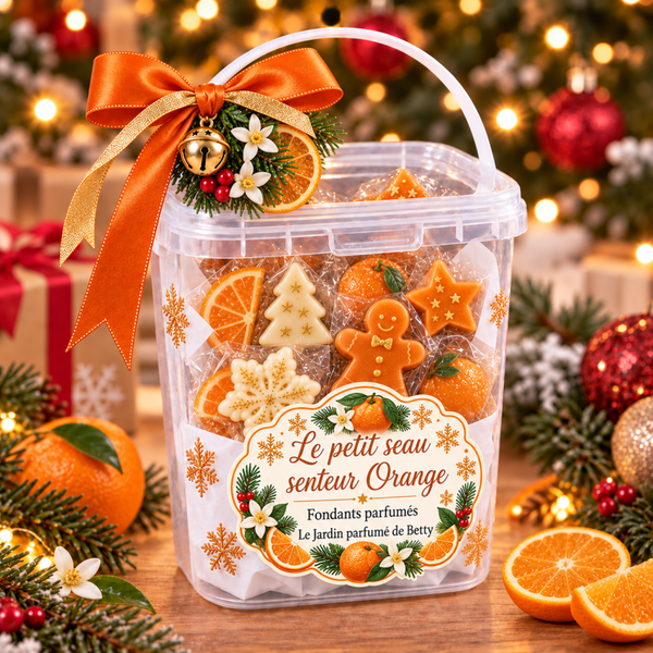 Le petit seau de fondants parfumés – Senteur Orange
