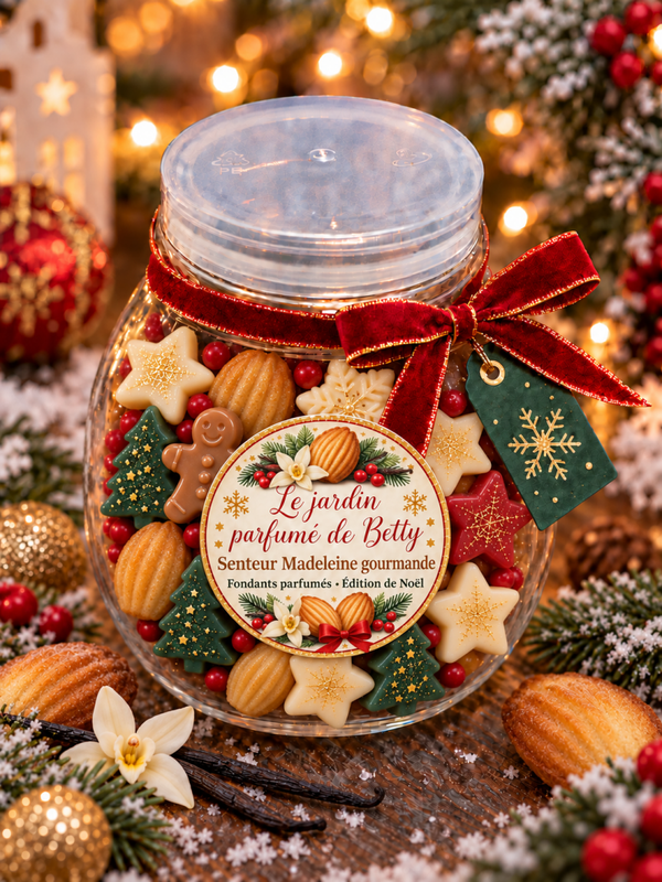 Mini pot de fondants parfumés – Madeleine gourmande