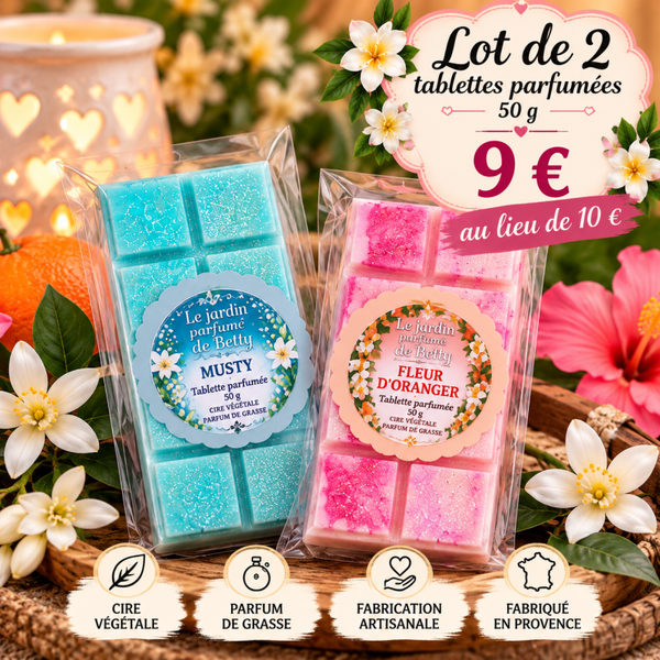 🌸 DUO DE TABLETTES PARFUMÉES 🌸
