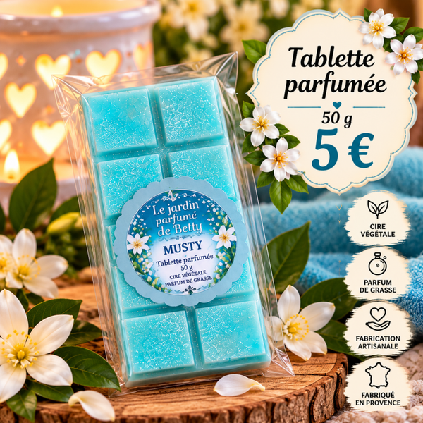 🌸 TABLETTE PARFUMÉE – 50 G 🌸