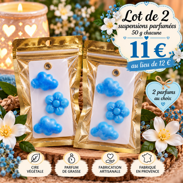 🌸 DUO DE SUSPENSIONS PARFUMÉES 🌸