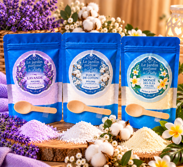 🌸 TRIO DE POUDRES PARFUMÉES 🌸