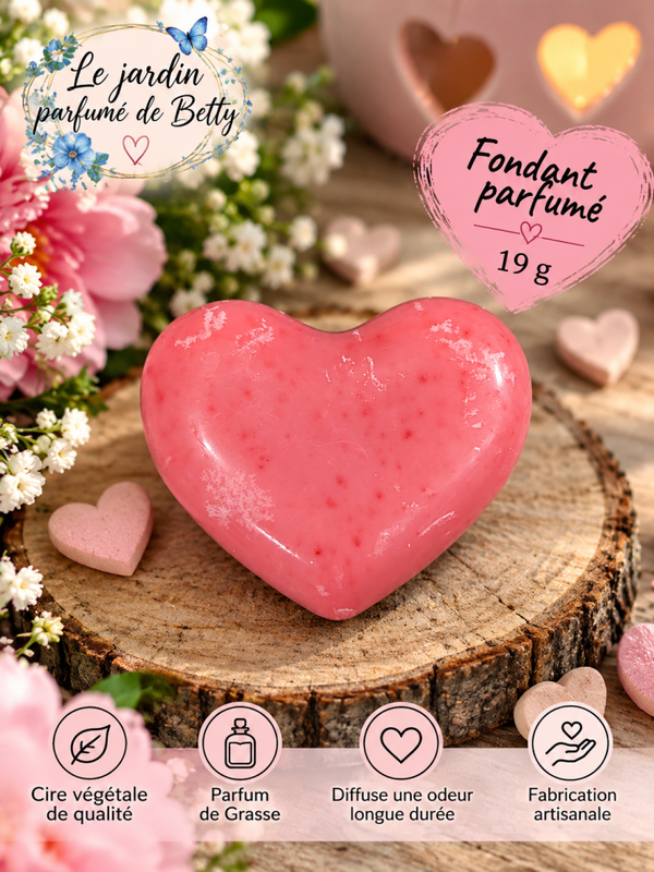 💗 Fondant parfumé cœur – À l’unité