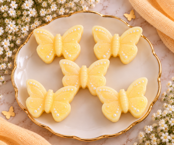 🦋 LOT DE 5 fondants parfumés Papillon