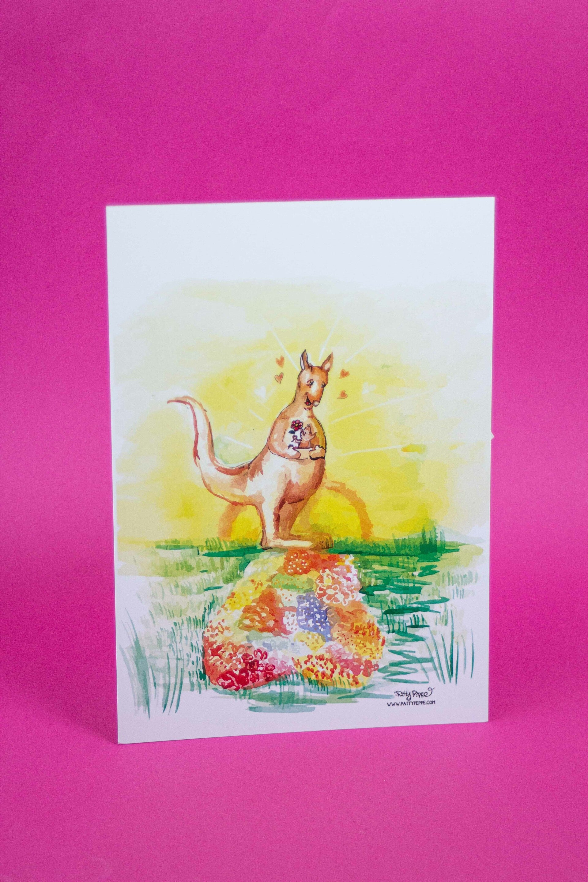 Set of 5 - KangurooLove - A5 Print