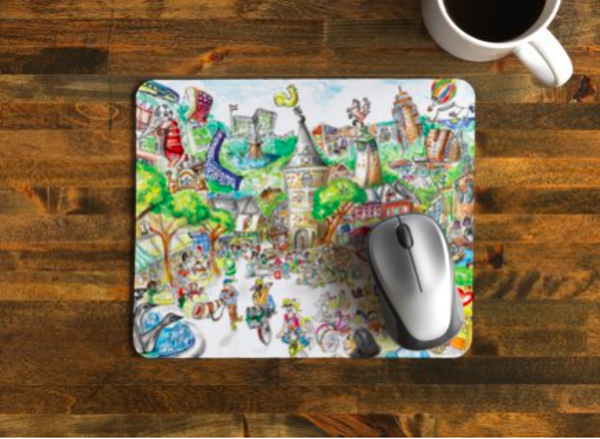 Enschede amo você! Mouse Pad