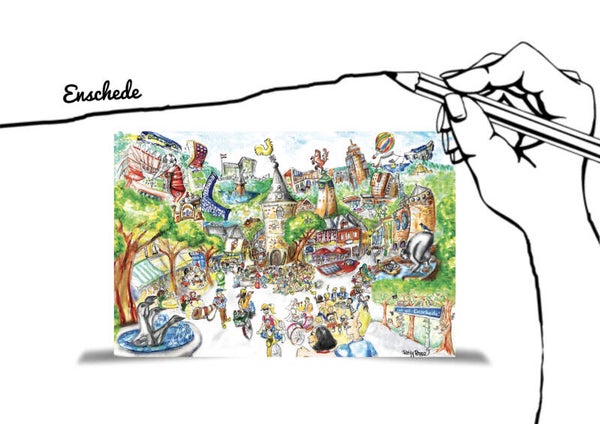 A5 Enschede amo você!  including 21% VAT