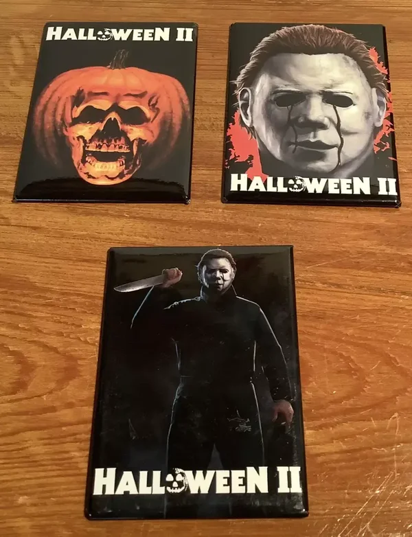 MICHAEL MYERS HALLOWEEN II SET OF 3/ MAGNETS