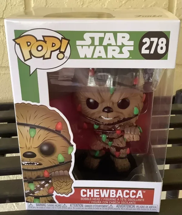 Star Wars Holiday Chewbacca with Lights Pop! Vinyl #278