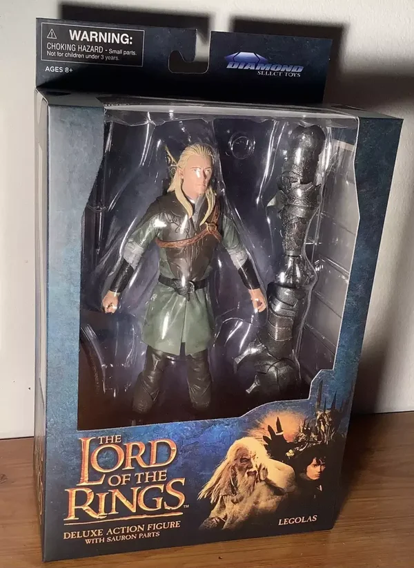 LEGOLAS LORD OF THE RINGS DELUXE ACTION FIGURE / DIAMOND SELECT.