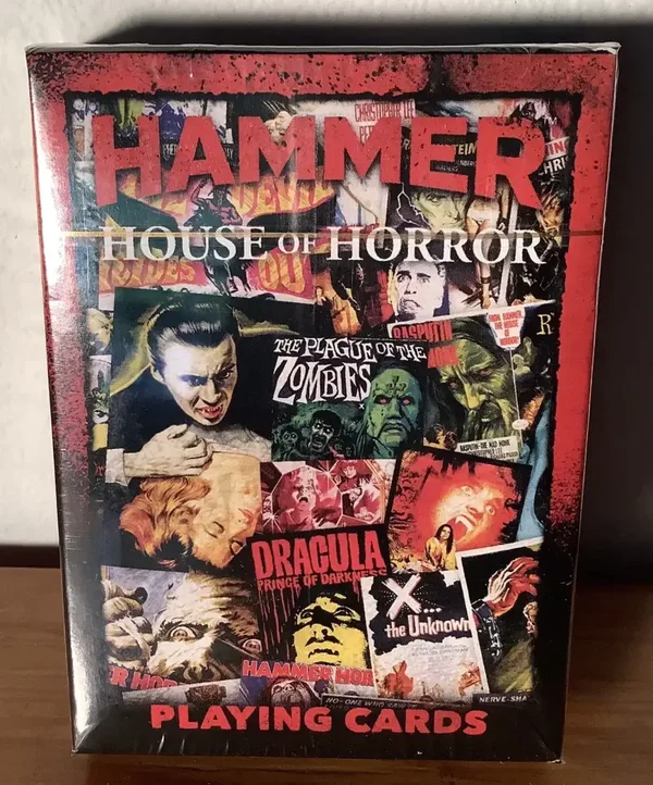 HAMMER HORROR HOUSE of HORROR PLAYING CARDS.