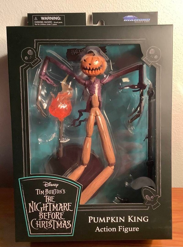Jack Skellington as the Pumpkin King figure.