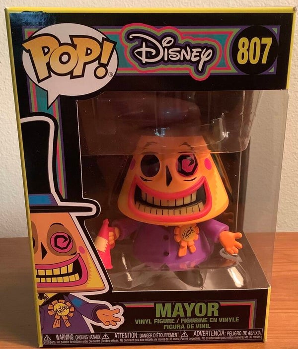The Nightmare Before Christmas Mayor Blacklight Funko Pop! Vinyl Figure #807