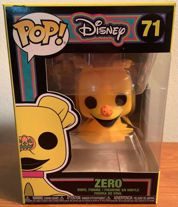 The Nightmare Before Christmas Zero Blacklight Funko Pop! Vinyl Figure #71