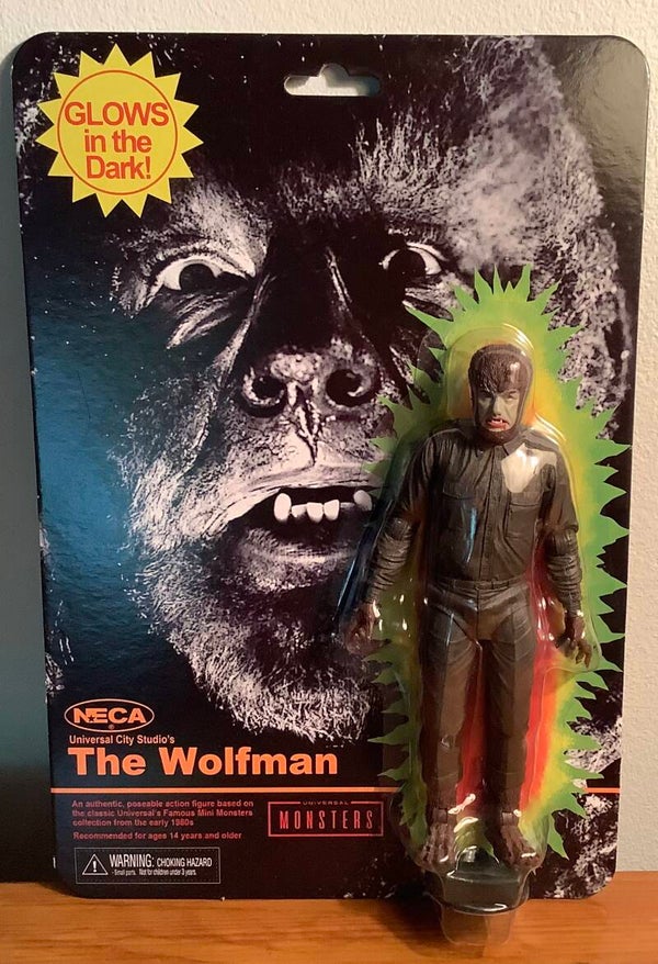 The Wolfman Universal Monsters Glows In The Dark / Neca