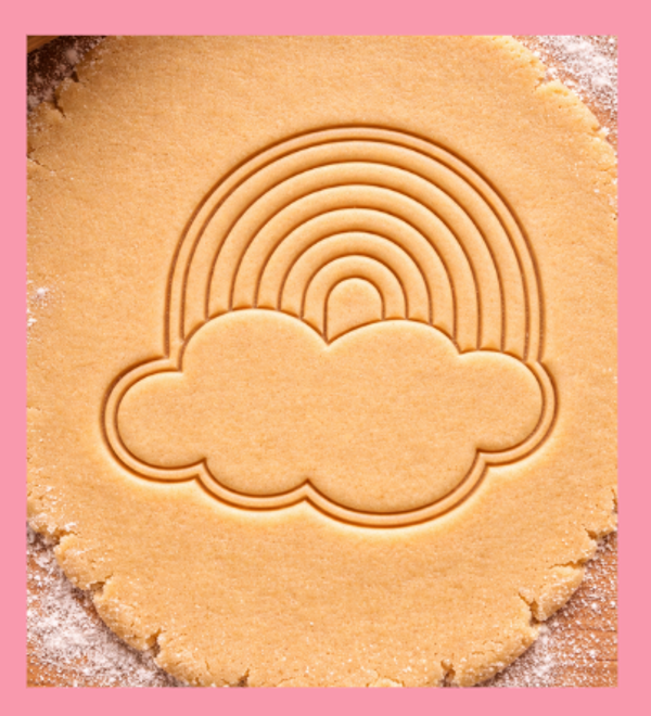 arc en ciel gros nuage