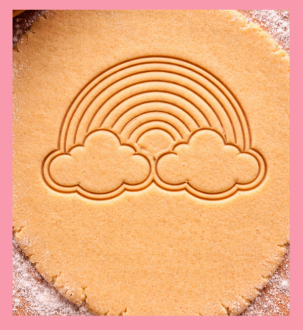 arc en ciel petits nuages