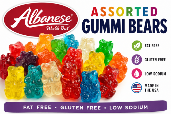 Albanese Assorted Gummi Bears 4oz Bag