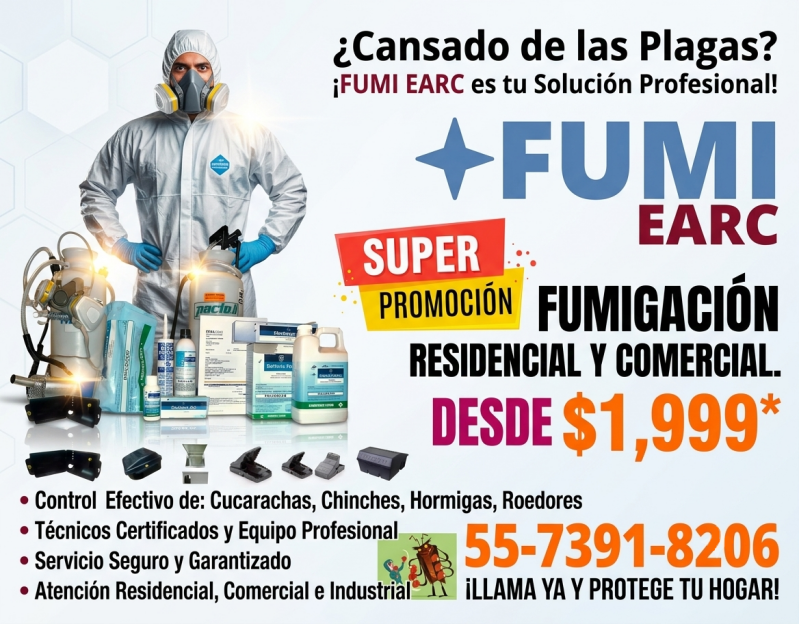 Fumigaciones en Pedregal de San Francisco