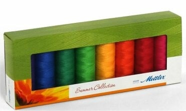 Set zomerkleuren Amann Mettler silk finished cotton 50