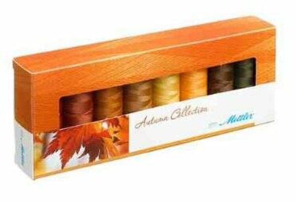 Set herfstkleuren Amann Mettler silk finished cotton 50