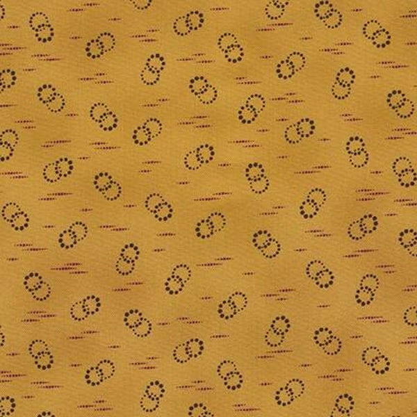 Lichtbruin/oker met ringetjes