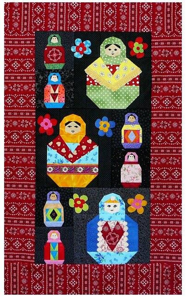 Matroesjka quilt patroon