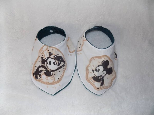 Bavoirs bandana Mickey