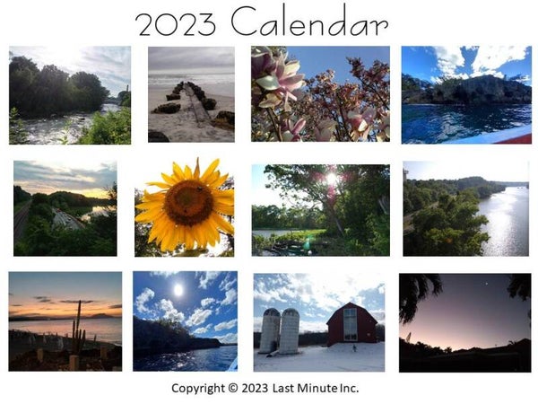 Calendar "In Between Time Skies"