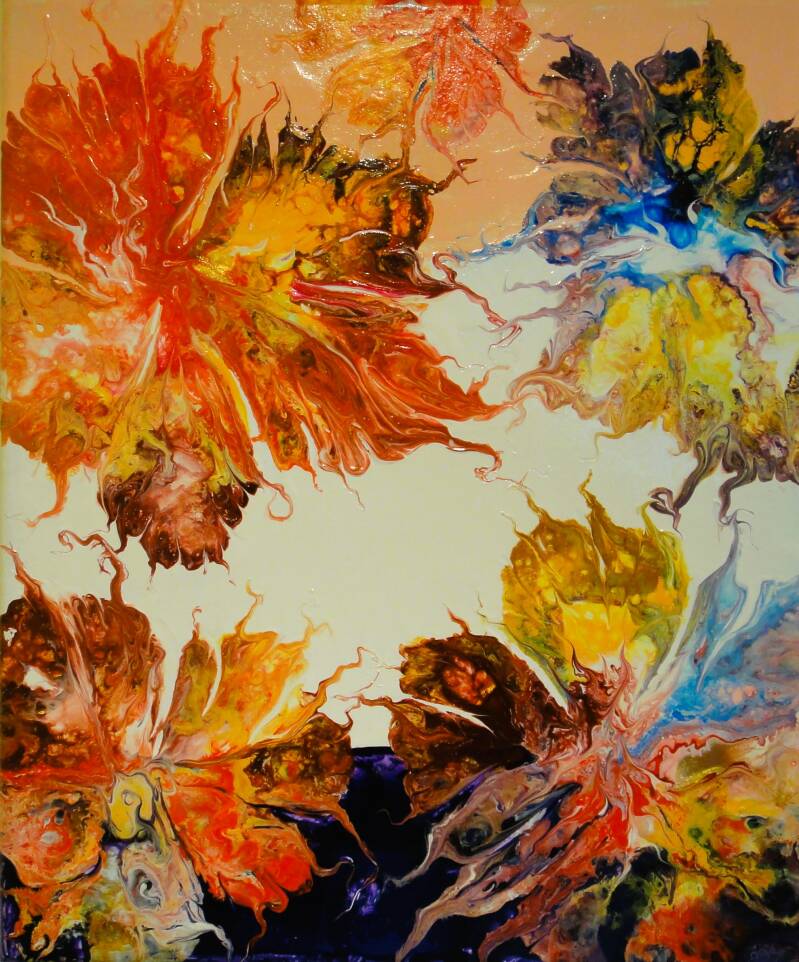 Cottage Garden. Abstract Art. Clonmel.