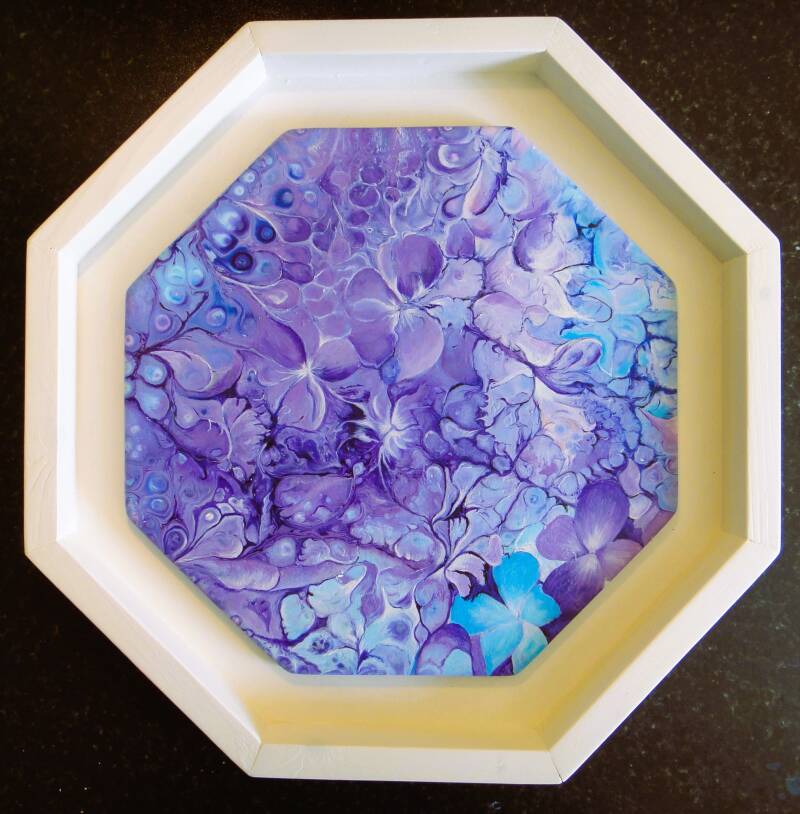 Acrylic Painting. Abstract Art. A. Mordaunt. Clonmel.