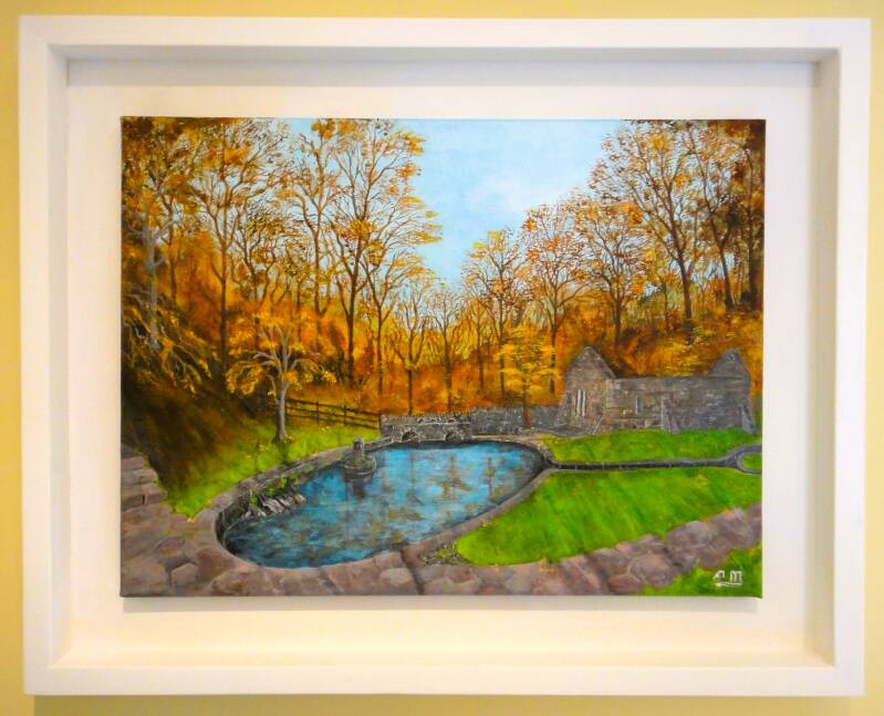 St. Patrick's Well. Clonmel. Acrylic Painting. A. Mordaunt.