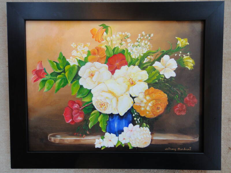 Sunburst. Floral Art. A. Mordaunt. Clonmel.