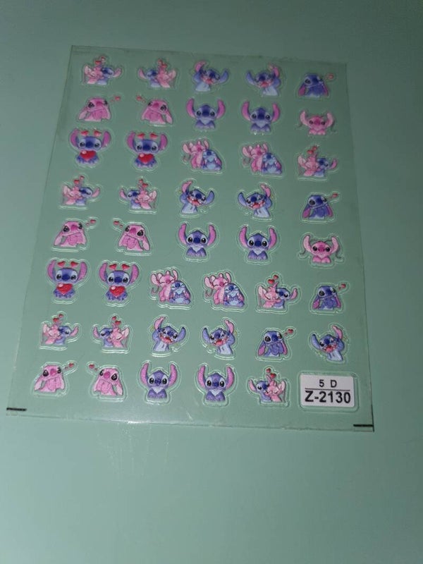 Nagelstickers stitch
