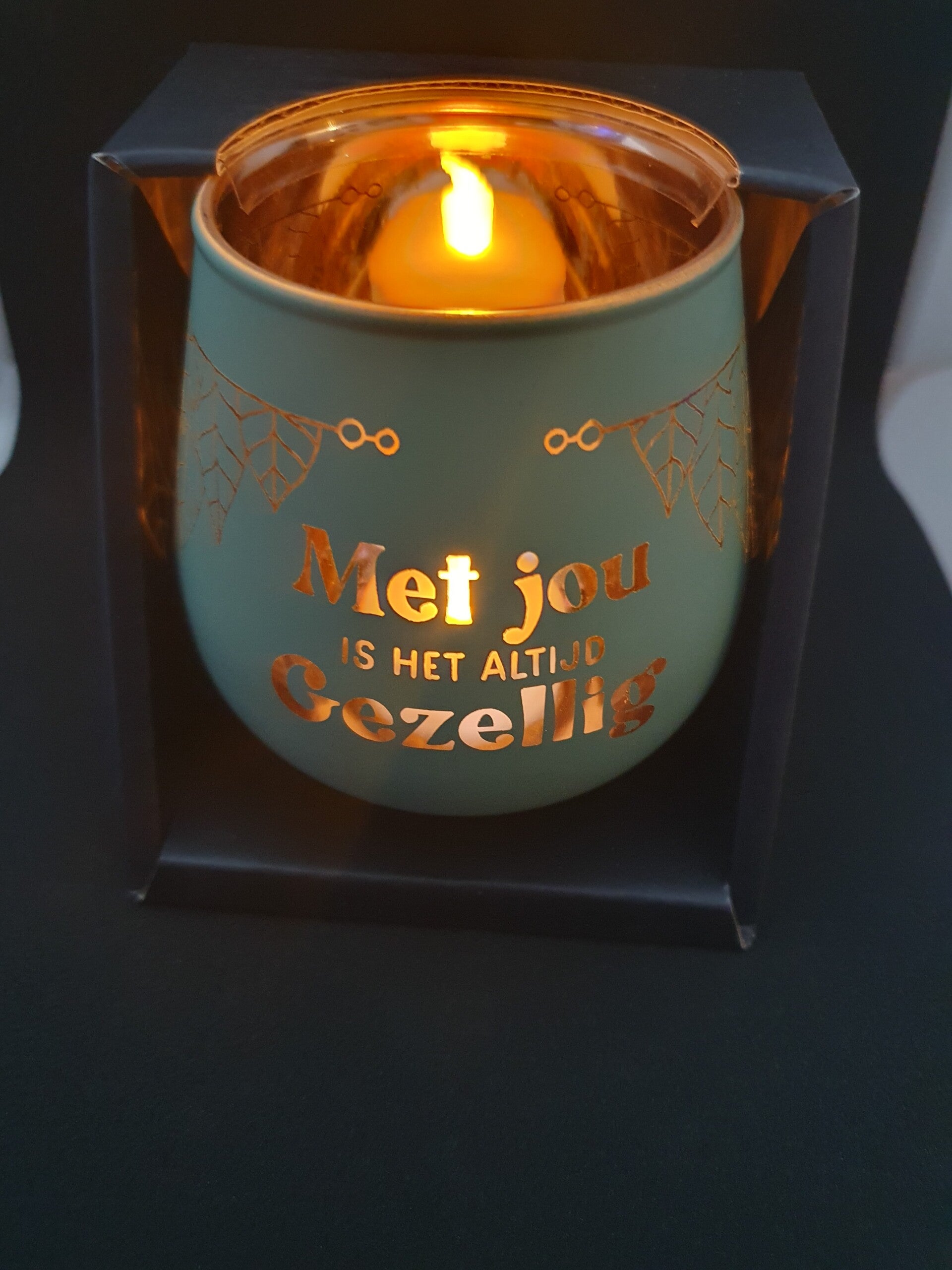 Kaarsenhouder altijd gezellig