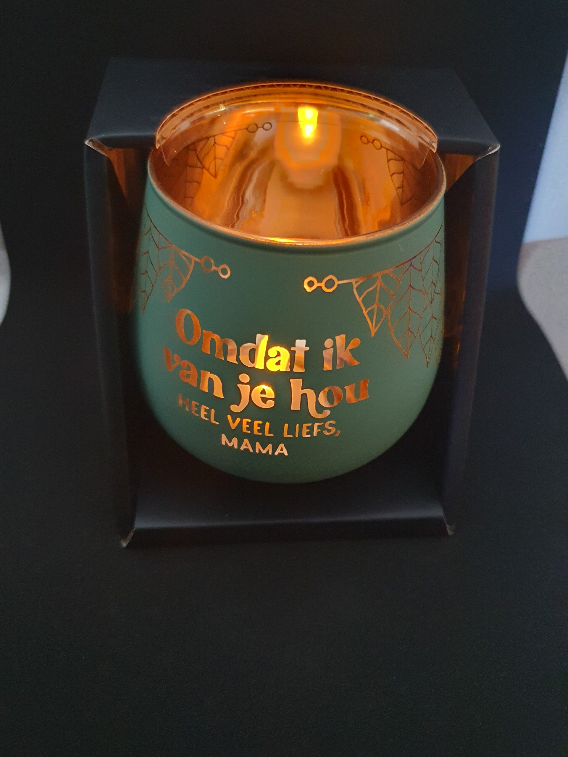 Kaarsenhouder liefs mama