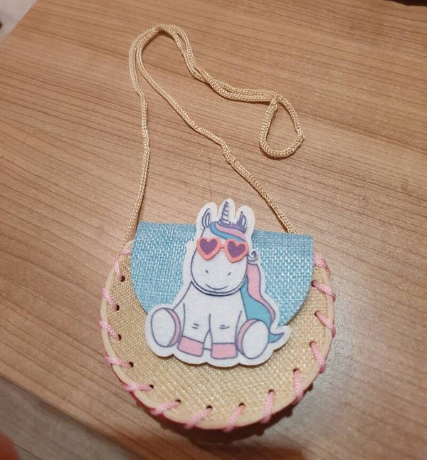Mini tas unicorn