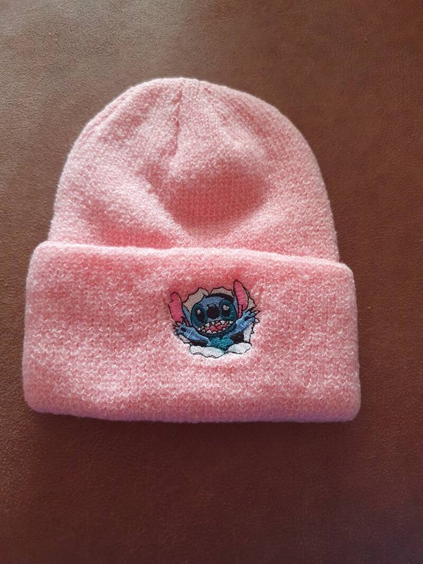 Muts stitch roze 2
