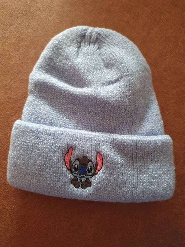 Muts stitch blauw