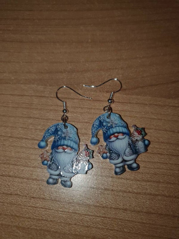 Kerstlaaf oorbellen 3