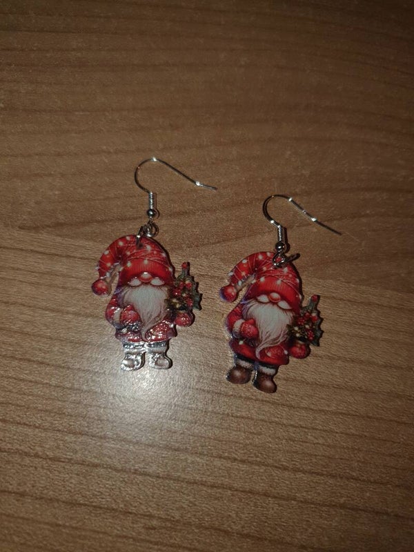 Kerstlaaf oorbellen 6