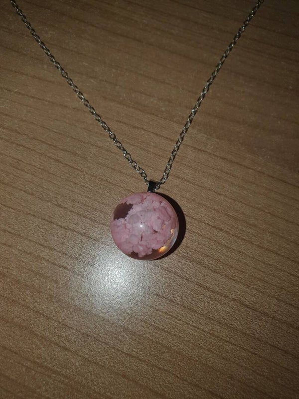 Ketting wolken roze