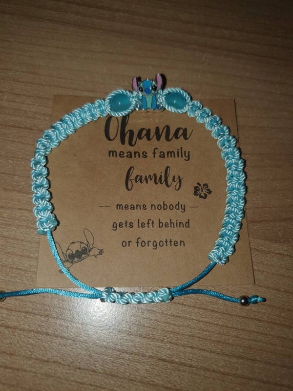 Armband stitch lichtblauw