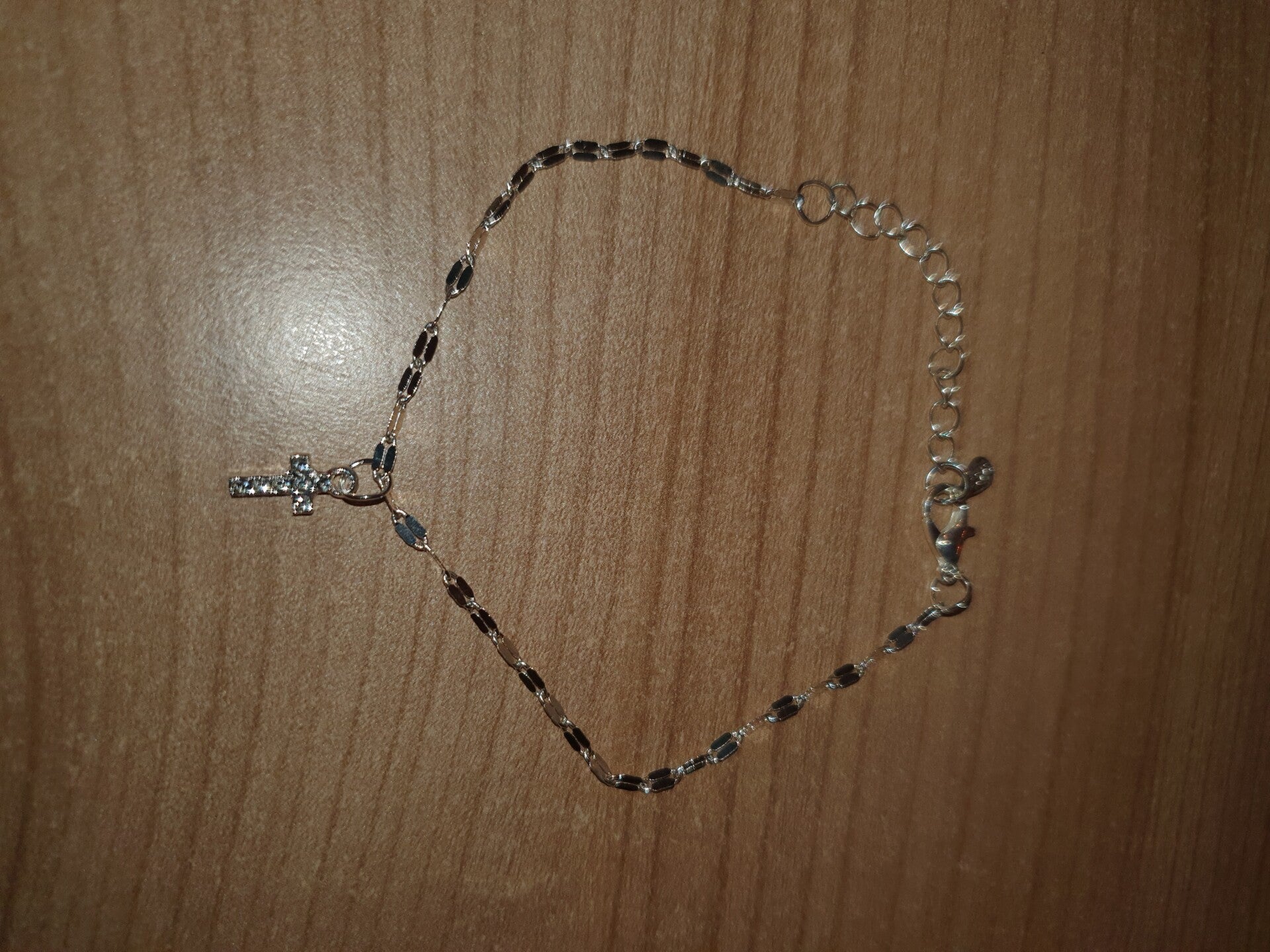Armband zilver kruisje