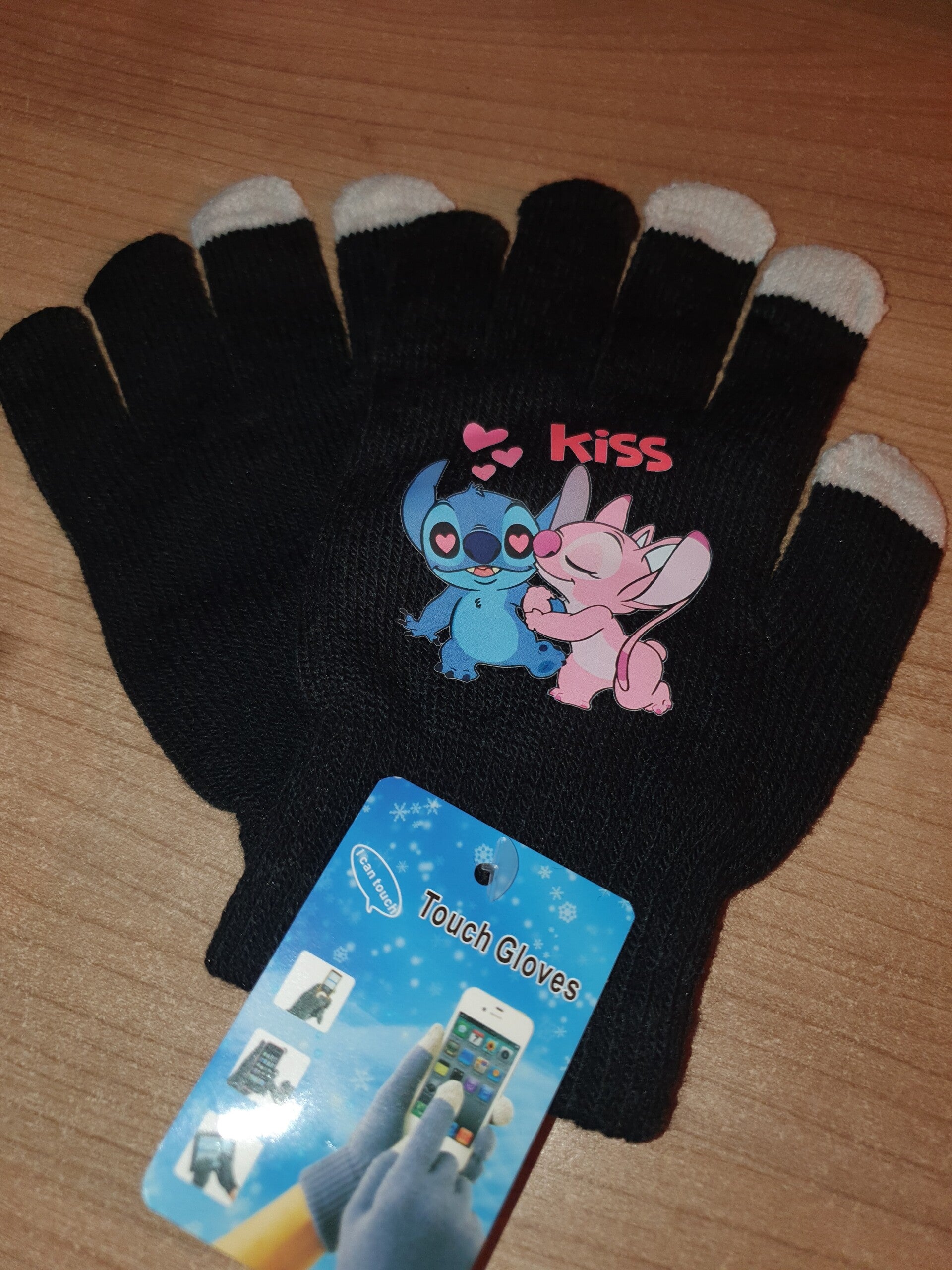 Handschoenen Stitch zwart