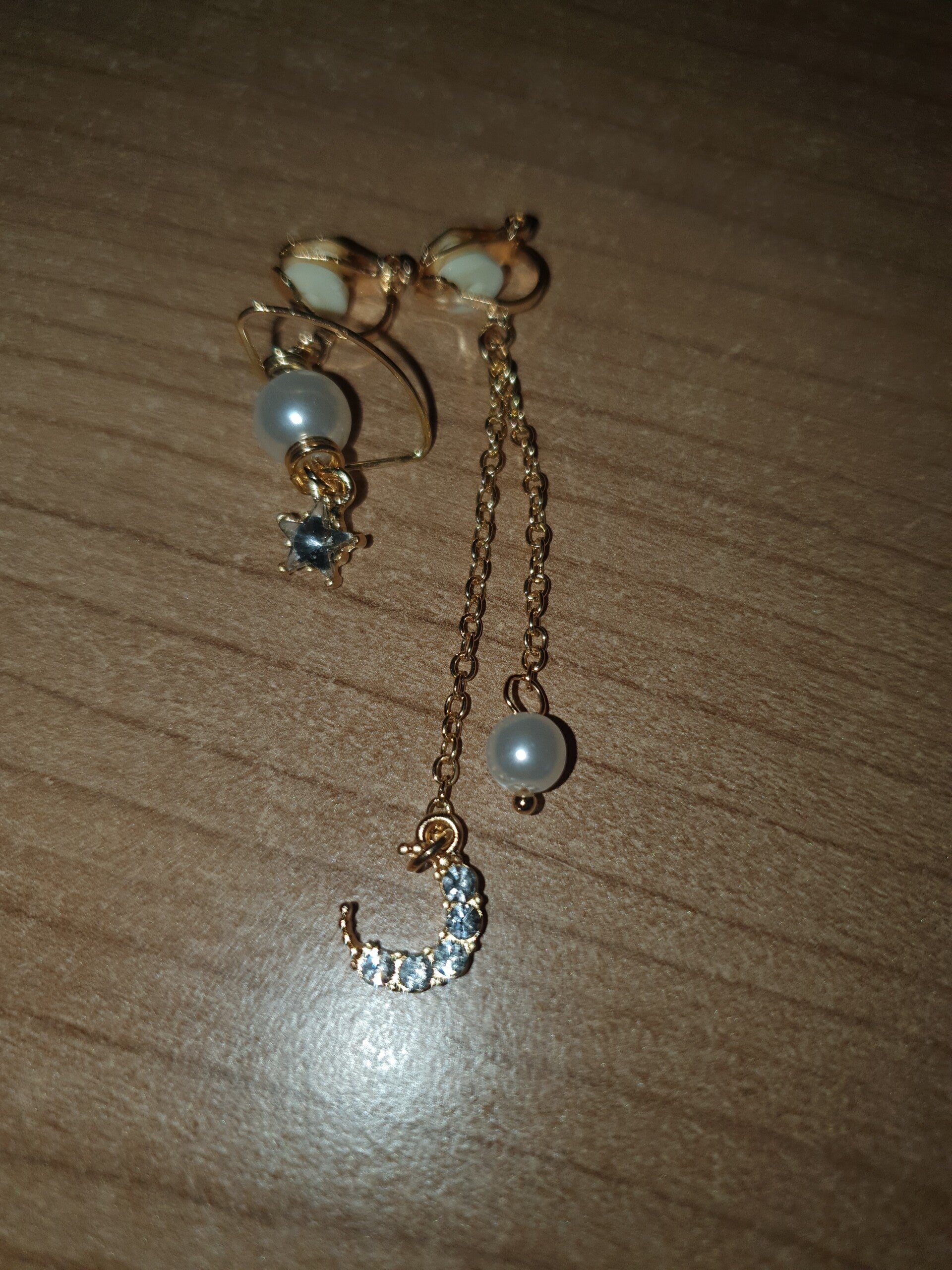 Clip goudkleurig lang 2