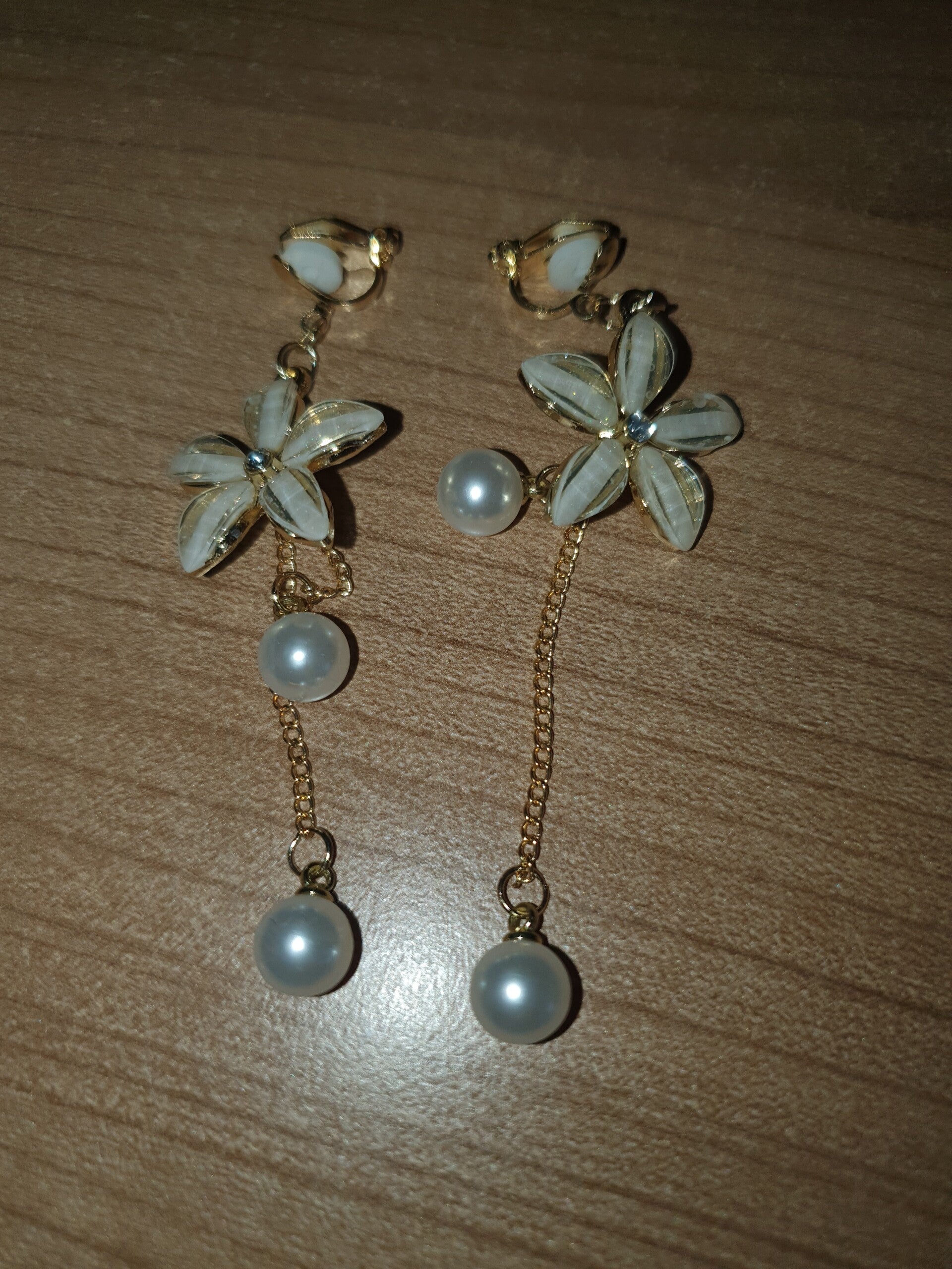 Clip goudkleurig lang 4