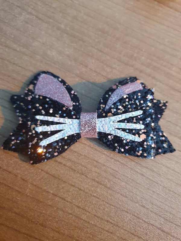 Strik kattenoren zwart