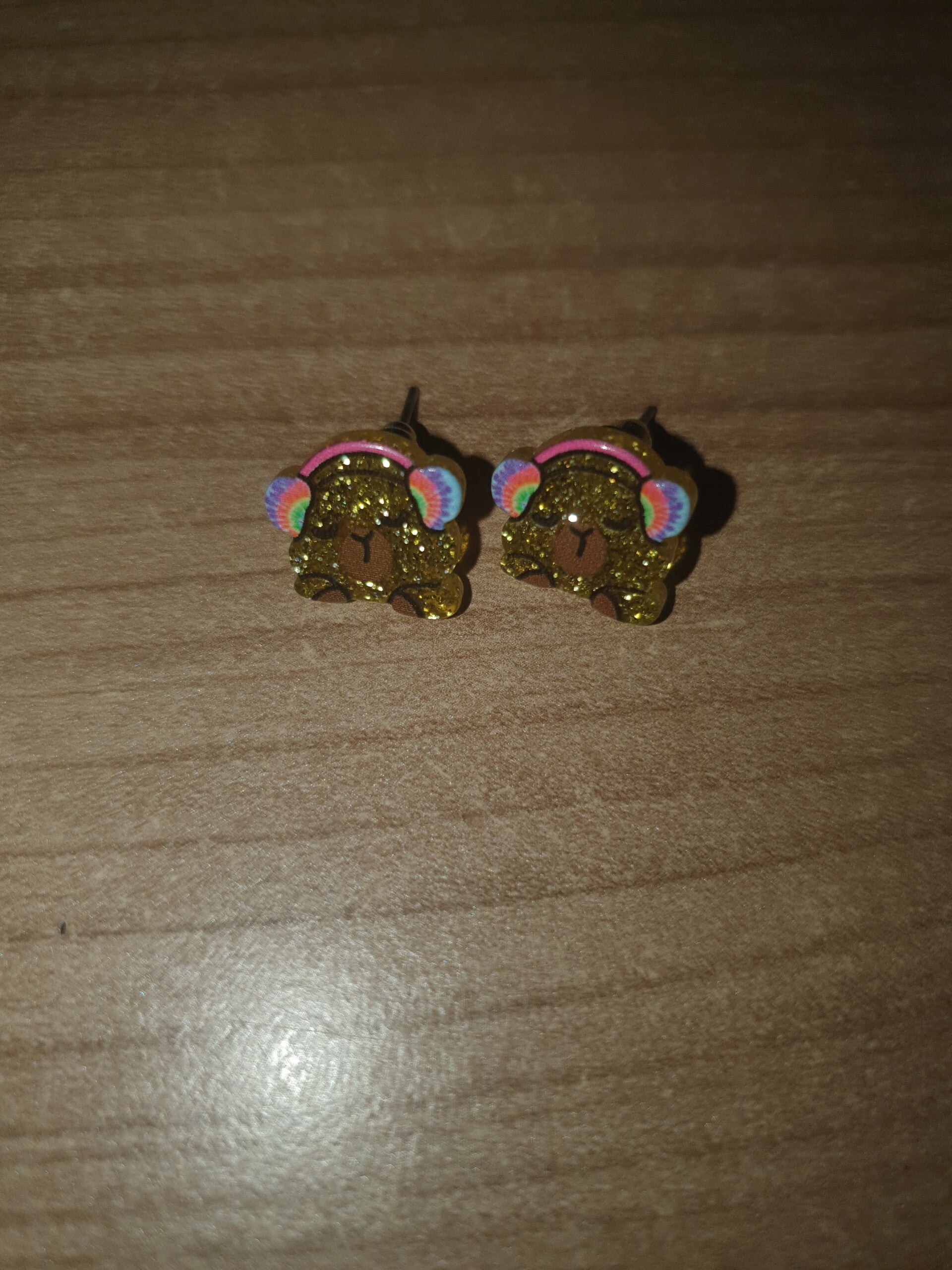 Oorbellen capibara 6